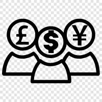 budgeting, investing, taxes, stocks icon svg