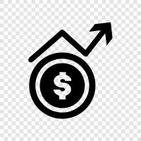 budgeting, investments, stocks, bonds icon svg