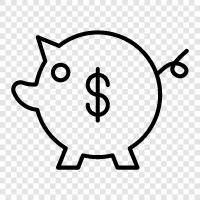 budgeting, investing, retirement, Saving icon svg