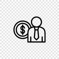 Budgets, Financial Management, Accounting, Cash Flow icon svg