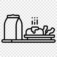 buffet, sandwich, salad, soup icon svg