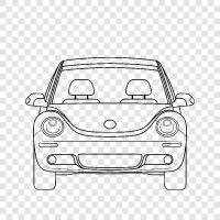 bug, car, cartoon, cartoon car icon svg