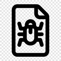 bug tracking, bug report, issue tracking, software development icon svg