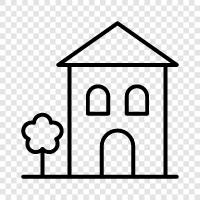 Building, Home, Room, Place icon svg