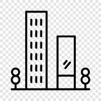 building, architecture, structure, design icon svg