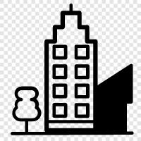 building, architecture, engineering, construction icon svg