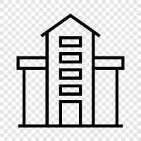 building, construction, engineering, skyscraper icon svg