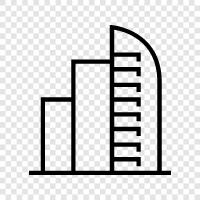 bina, skyscraper, mühendislik, inşaat ikon svg