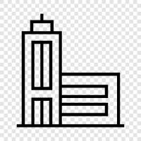 building, business, company, company headquarters icon svg