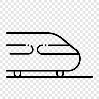 bullet train, japan, asia, trains icon svg