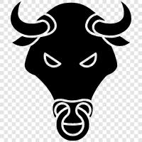 bullfighting, bulls, cattle, beef icon svg