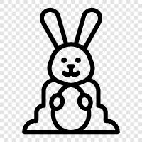 bunny rabbit, Easter Bunny, pet bunny, bunny rabbit care icon svg