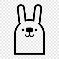 bunny rabbits, bunny pets, bunny breeds, bunny care icon svg