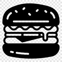 burger, burger joint, burger restaurant, hamburger icon svg