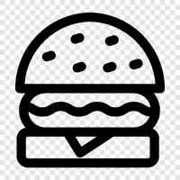 Burger ikon svg