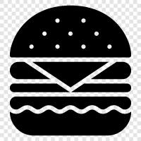 burger, burgers, hamburger, beef icon svg