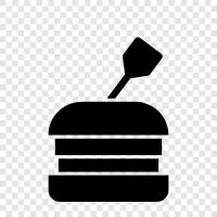 Burger, Restaurant, Hamburger symbol