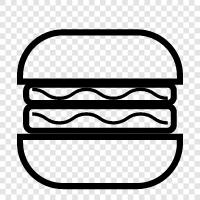 Burger, Hamburger Recipe, Hamburger Recipe Ideas, Hamburger Recipe Video icon svg