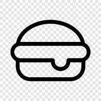 burger, hamburger, cheeseburger, cheeseburger recipe icon svg