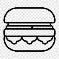 burger joint, hamburger, hamburger place, burger restaurant icon svg