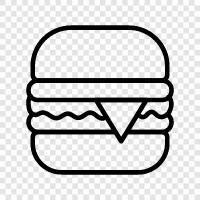 burger joint, hamburger, beef, beef burger icon svg