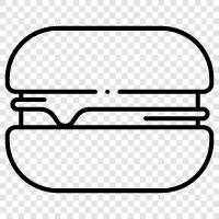 burger joints, burgers, beef, beef patties icon svg