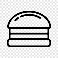 burger joints, burger recipes, burger making, burger toppings icon svg