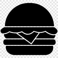 Burger King, McDonalds, Wendy s, Burger icon svg