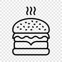 Burger King, McDonalds, Wendy’s, Burger icon svg