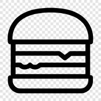 Burger King, McDonalds, Wendy s, Burger icon svg