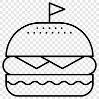 Burger King, Whopper, Hamburger, Fleisch symbol