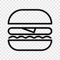 Burger King, McDonalds, Wendy’s, Burger icon svg