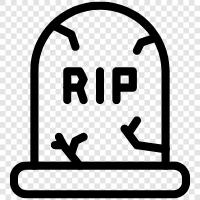 burial, mausoleum, burial ground, burial plot icon svg