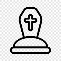 burial, funeral, death, funeral service icon svg