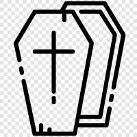 burial, death, cemetery, funeral icon svg