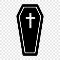 burial, death, funeral, Coffin icon svg