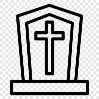 burial, cemeteries, burial plots, funeral icon svg