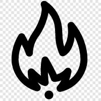 Burn, Blaze, Inferno, Campfire icon svg