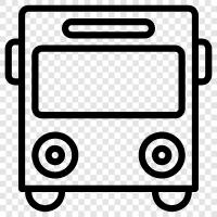 bus, bus stop icon svg