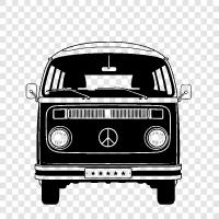 bus, truck, car, rental icon svg