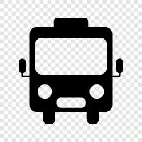 bus, bus station, bus stop, bus route icon svg