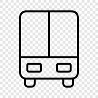 bus, bus stop, bus route icon svg