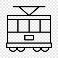 Bus, Straßenbahn, Transit, Stadt symbol