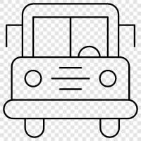 Bus, Busbahnhof, Bushaltestelle, Transport symbol