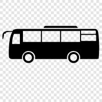 bus, coach, transit, public transportation icon svg