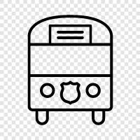 bus, public bus, school bus, coach bus icon svg