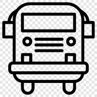 Bus, School, Transportation, School Bus icon svg