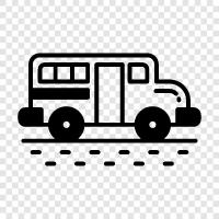 Bus, School, Transportation, Ride icon svg