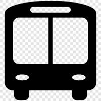 bus, transportation, public transportation, commuting icon svg