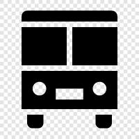 bus, transit, transportation, commute icon svg